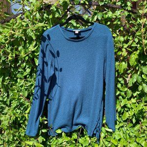 Teal Tunic Light Weight Sweater